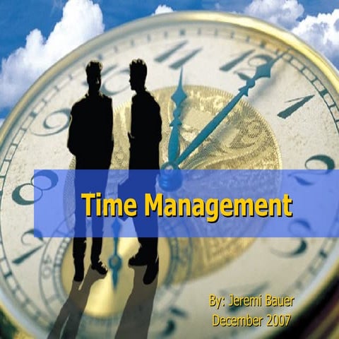Timemanagement