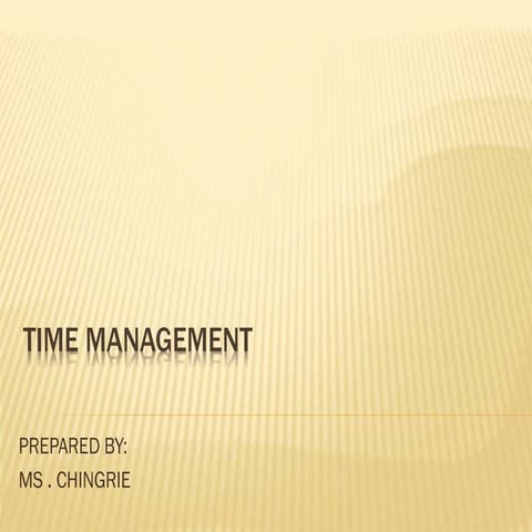 Time management