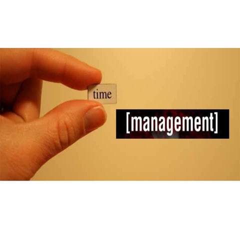 Time management for Success and Well being