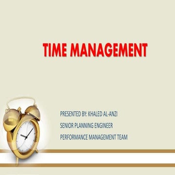 Time management