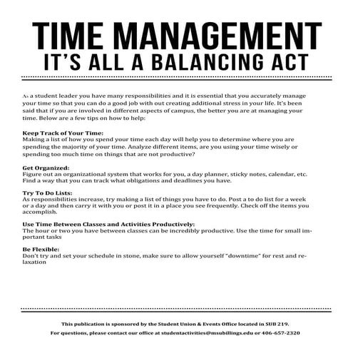 Time Management