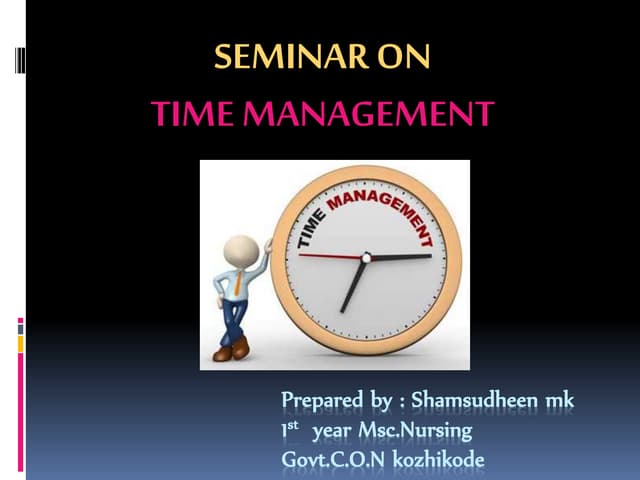 Time management