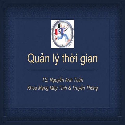 Seminar: quản lý thời gian