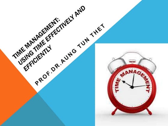 Time Management