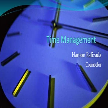 Time management 