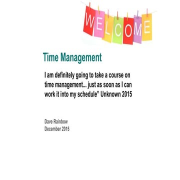 Time management
