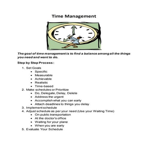 Time management