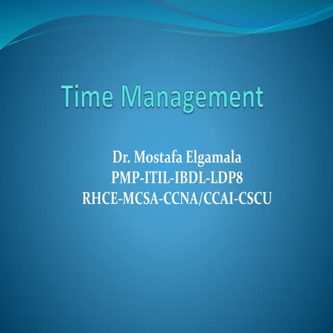 Time management