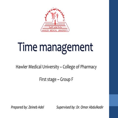 TIME MANAGEMENT for physiotherapy...pptx