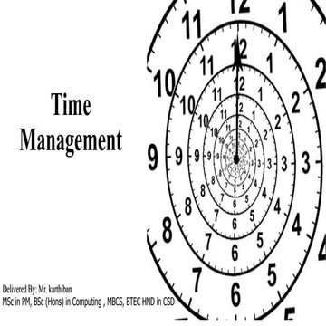 Time management