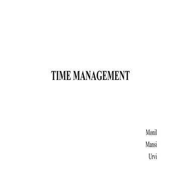 TIME MANAGEMENT for physiotherapy...pptx