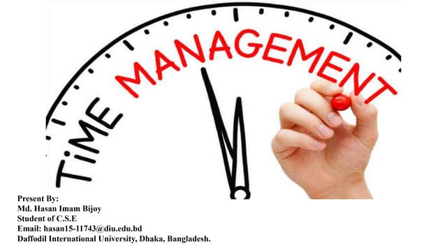Time management 