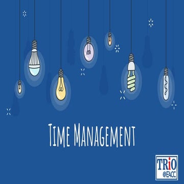 Connection Between Time Management and Problem Solving | PDF