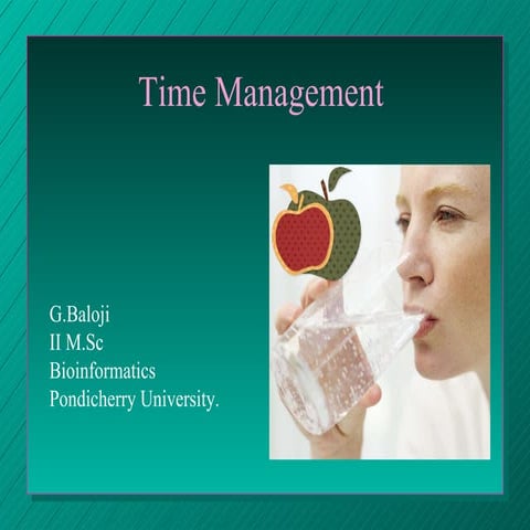 Time management 