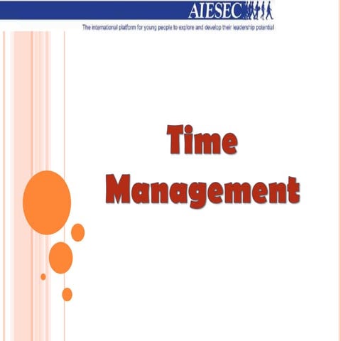 Time management. middle management seminar