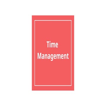 time_management and aesthetic and minmals
