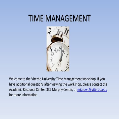 Time management