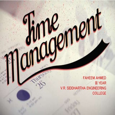 TIME MANAGEMENT