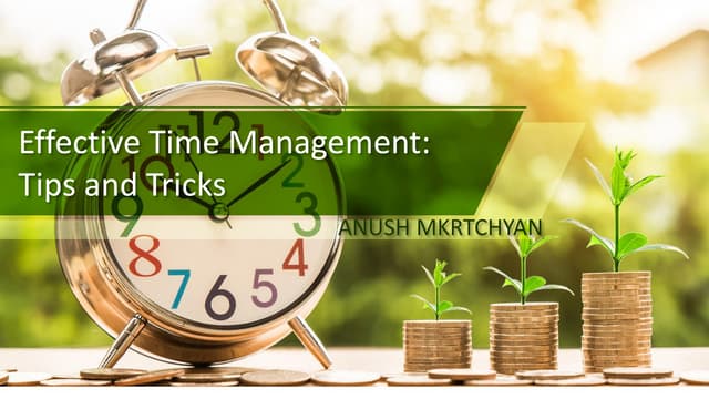 Time management 