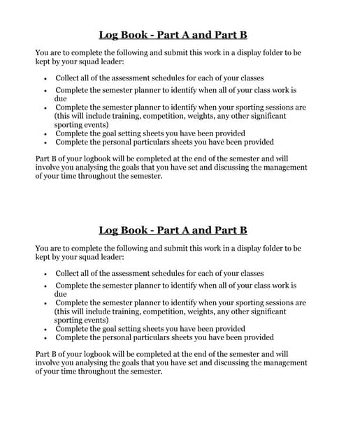 Time management assignment