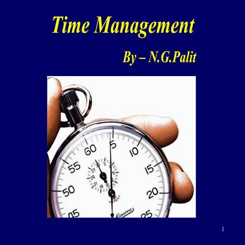 Time management by N.G.Palit