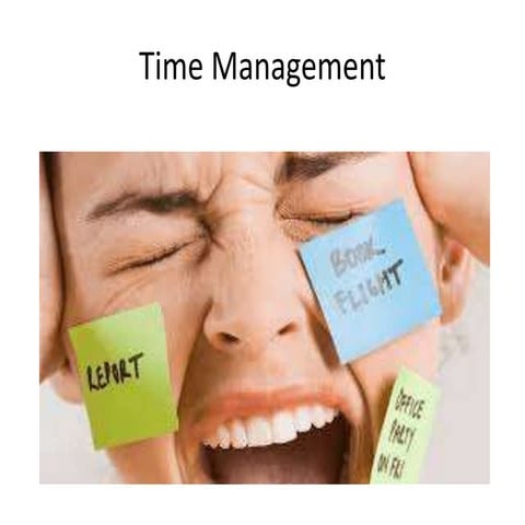 Time management course overview