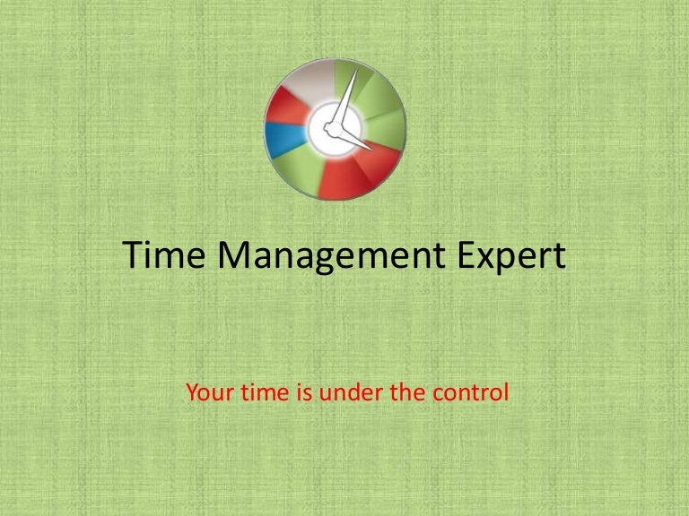 Time management expert Time management solution
