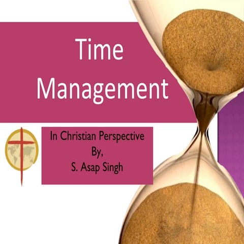Time management (in biblical perspective)