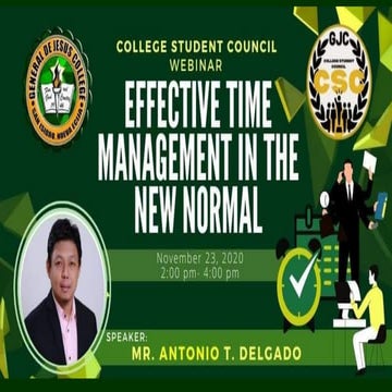 Effective Time Management in the New Normal