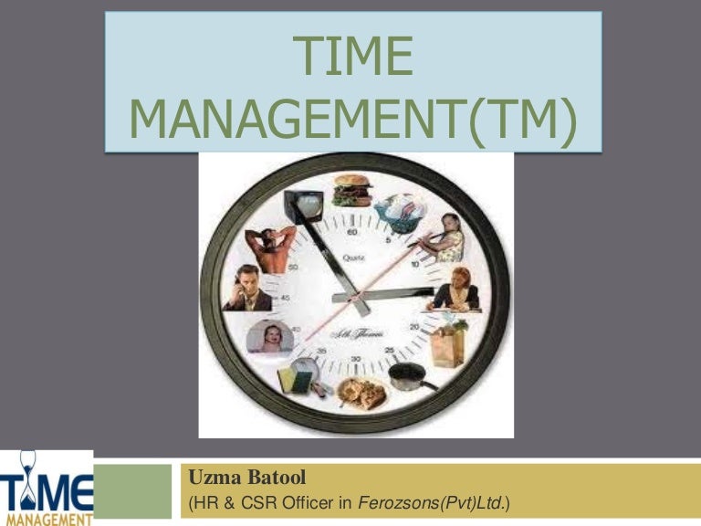 powerpoint presentation on time management training