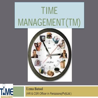 Time management ppt