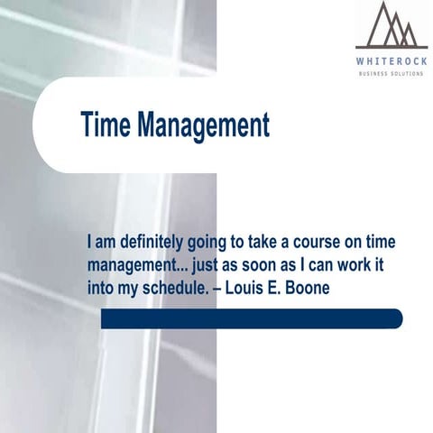 Time Management