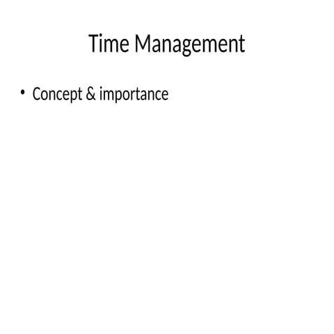Effective Time Management Strategies for Increased Productivity and ...