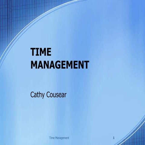 Time management for professionals