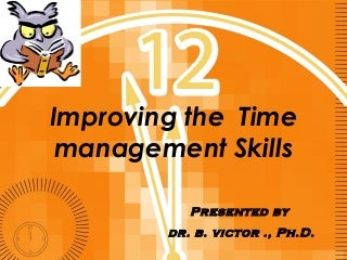 Improving the Time Management Skills