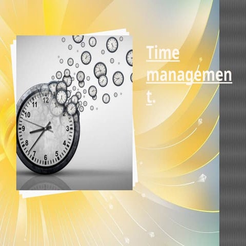 Scheduling in Time management.pptx