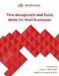 Time Management and Social Media for Small Businesses
