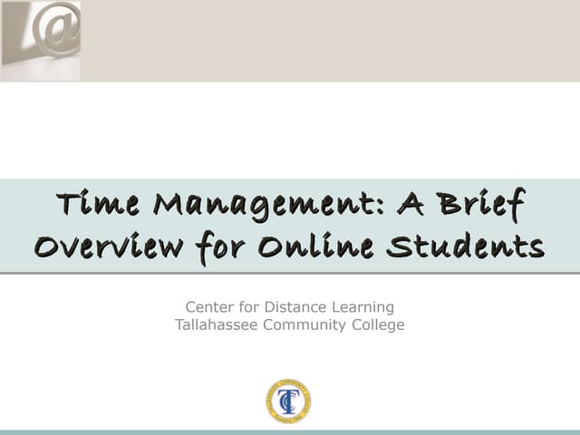Time Management for Students