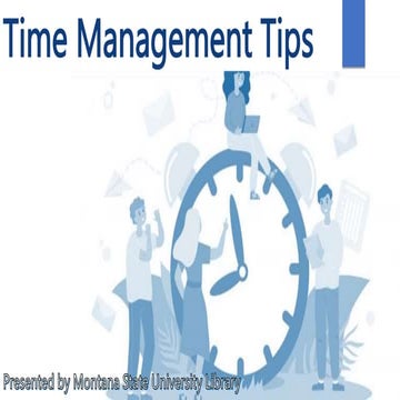 Time Management Tips