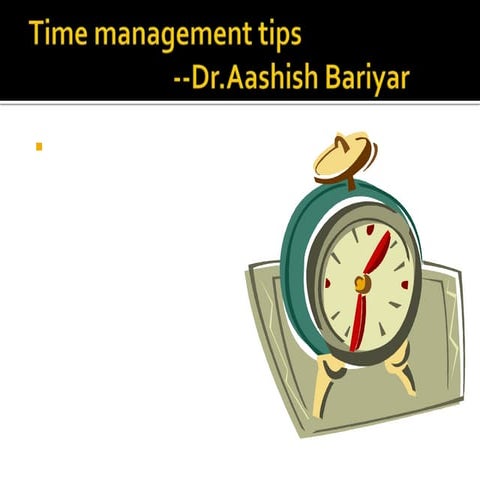 Time management tips   copy
