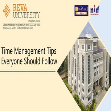 Time management tips everyone should follow