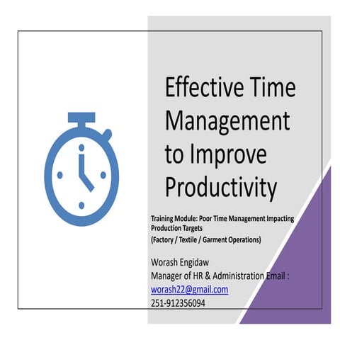 Effective Time Management Strategies to Boost Factory Productivity and ...