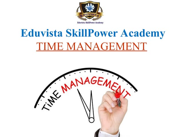 Time Management Presentation and schduling.ppt
