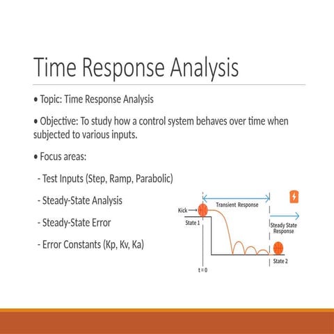 Time Response Analysis | PPTX