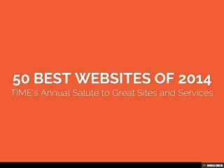 TIME's 50 Best Websites of 2014