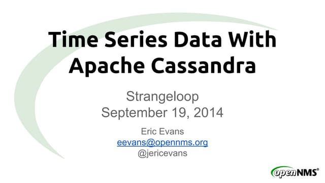 Time Series Data with Apache Cassandra