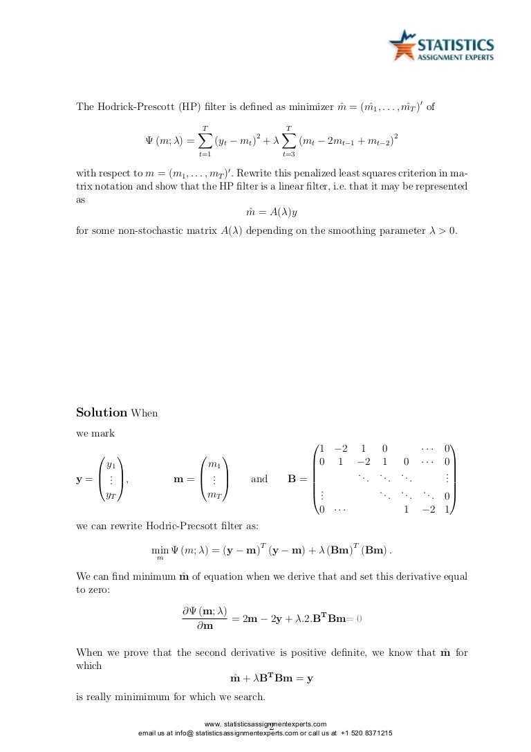 Time series homework image