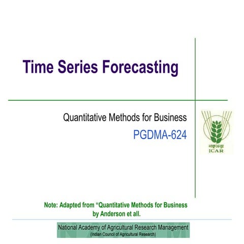 Time series mnr