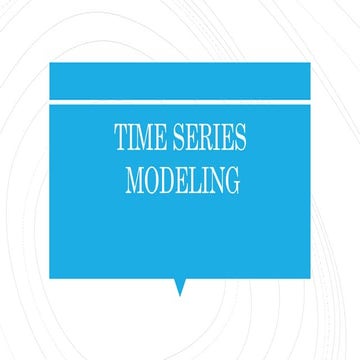 time series modeling.pptx