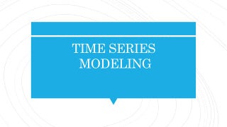 Data Science - Part X - Time Series Forecasting | PPT